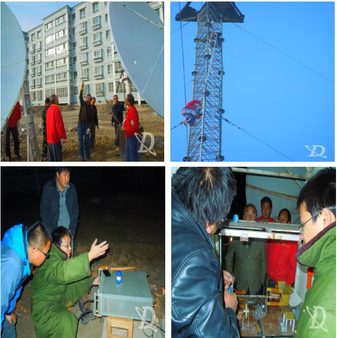 Xinjiang transmission center 6502 medium wave antenna to repair