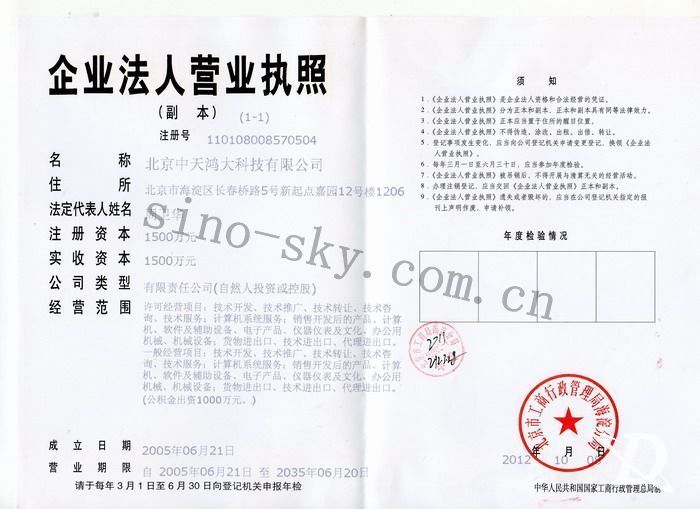 Business license